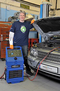 a picture of the Diesel Terraclean Decarbonsing Machine